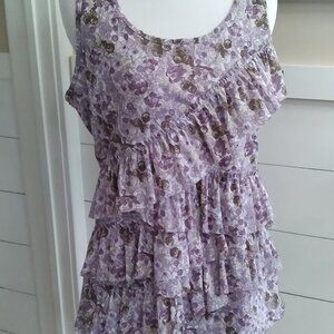 Maurices Size M Purple Sleeveless Top